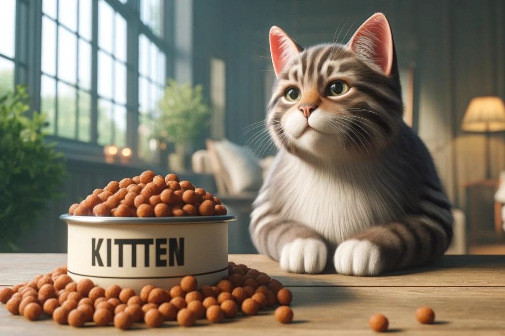 Can I Give My Cat Kitten Food to Gain Weight